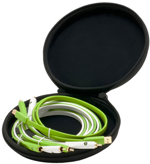NEO BY OYAIDE 2x RCA-RCA 1m + USB 1m + Housse