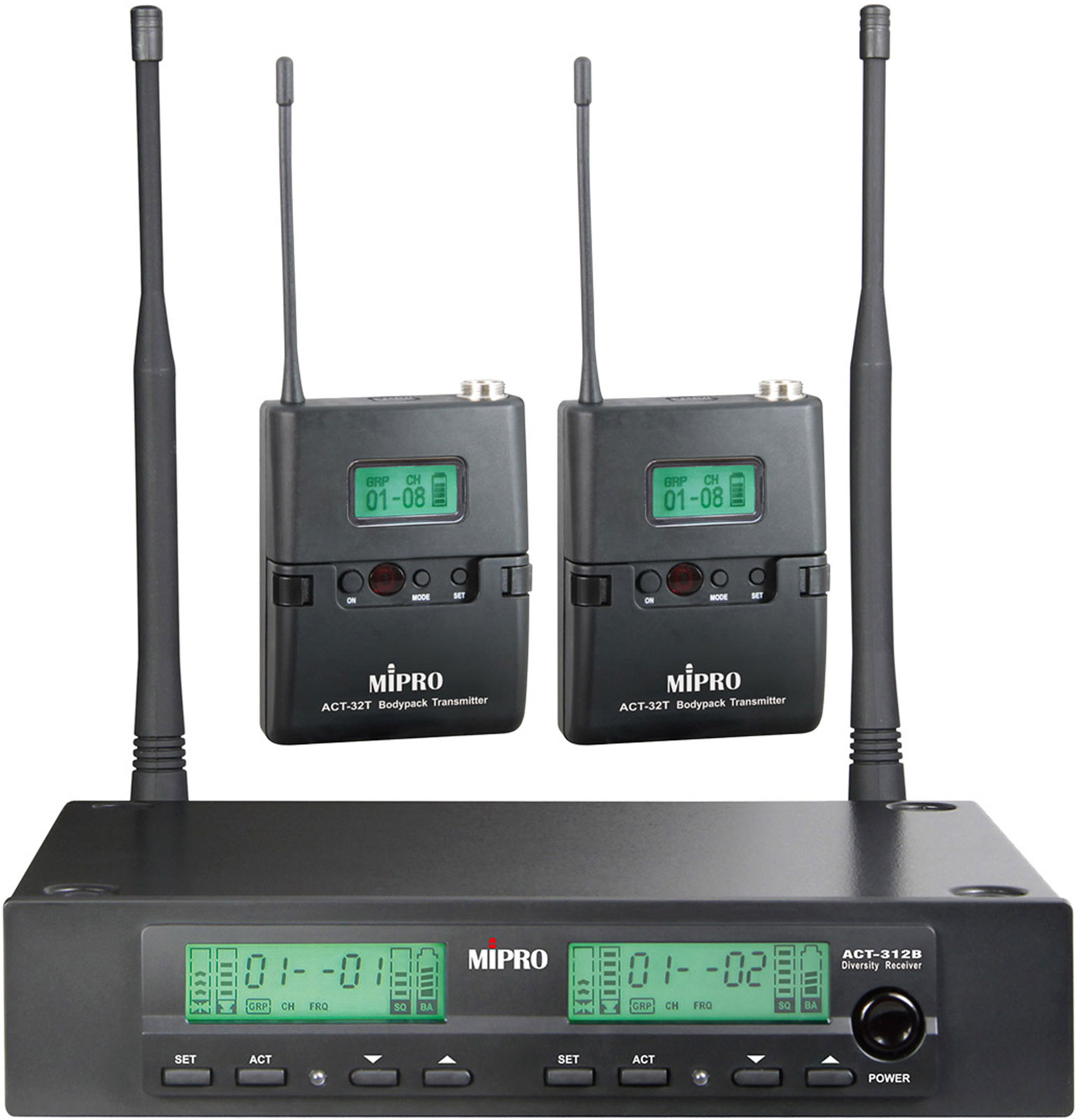 MIPRO ACT 312II + 2 x ACT32T