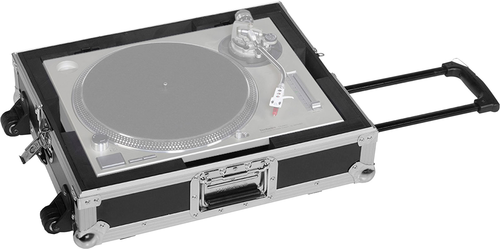 WALKASSE Turntable Trolley Silver