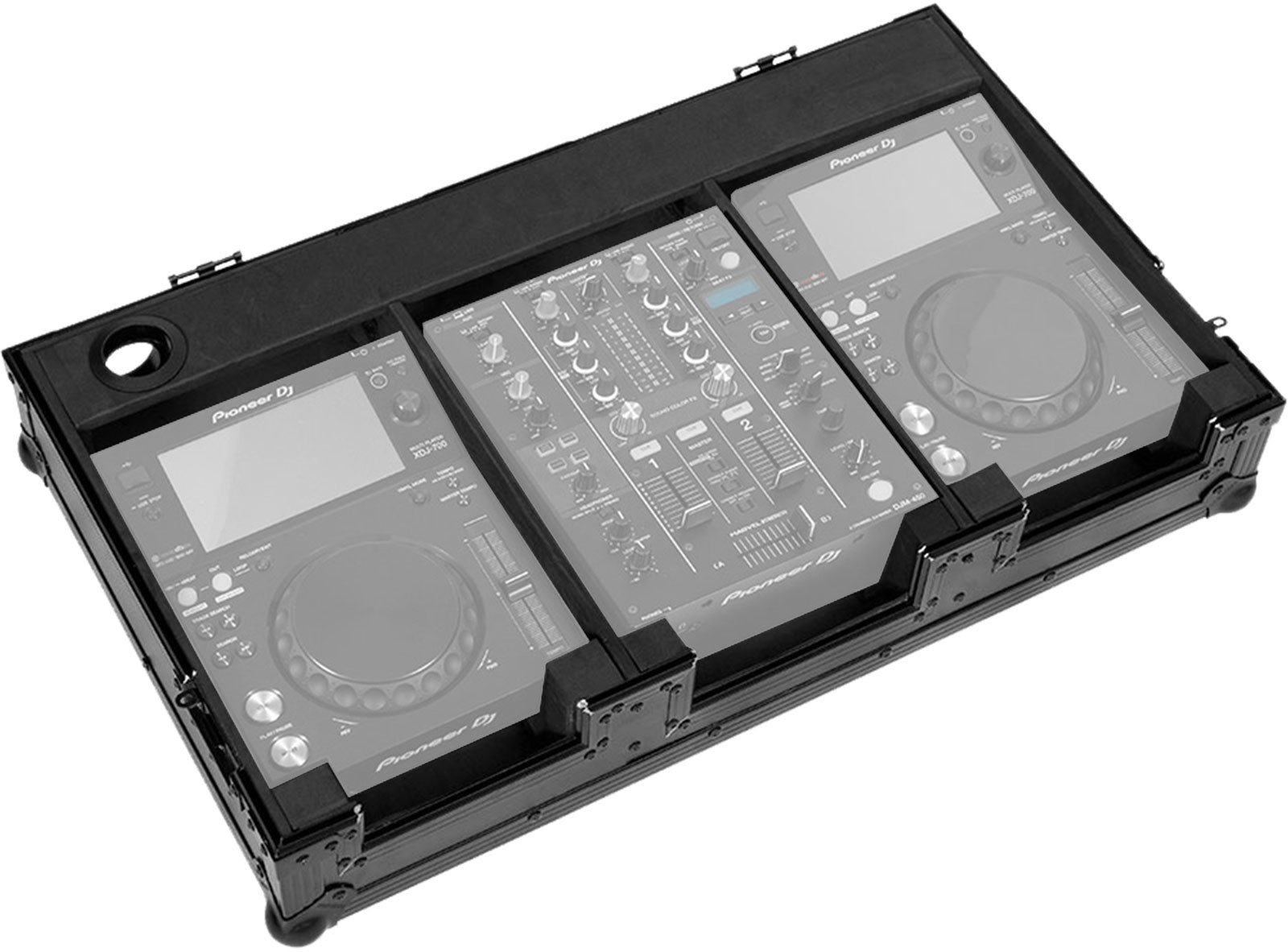 WALKASSE Flight Régie 10'' XDJ700 et DJM450 Black
