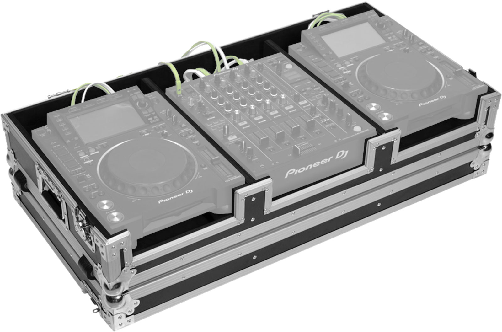 WALKASSE Flight Régie CDJ-2000NXS2 / DJM-900 Silver