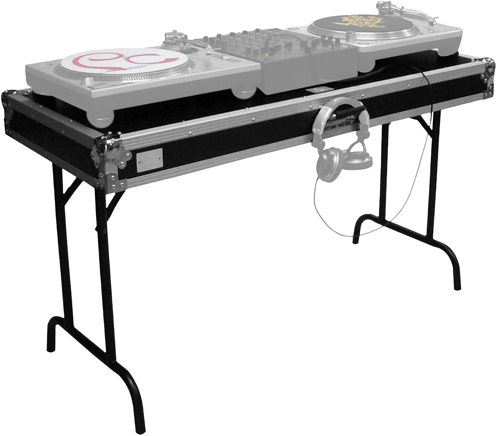 WALKASSE Table 50'' Universal DJ Silver