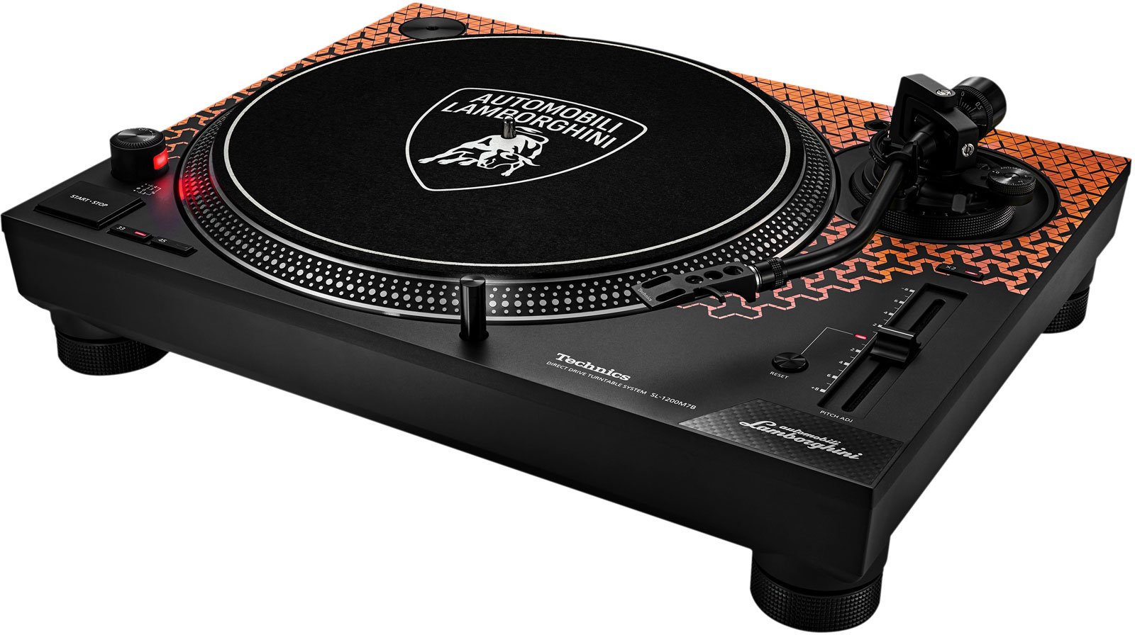 TECHNICS SL-1200M7PED Orange Edition Lamborghini