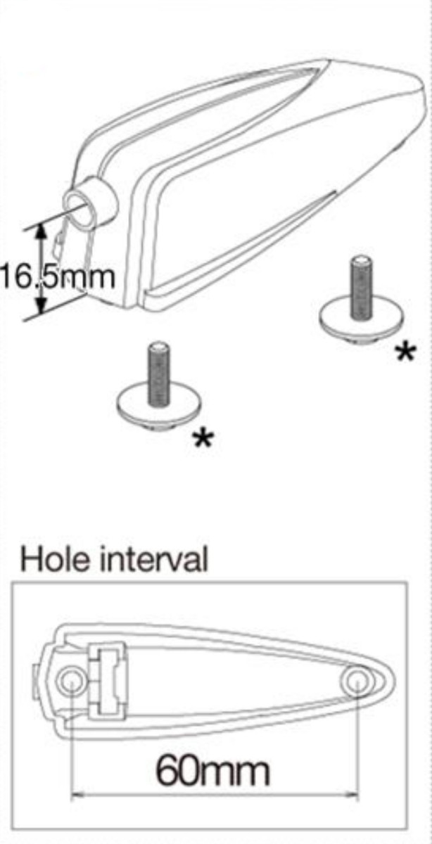 TAMA MSL60B - BASS DRUM LUG (HOLE INTERVAL 60MM)