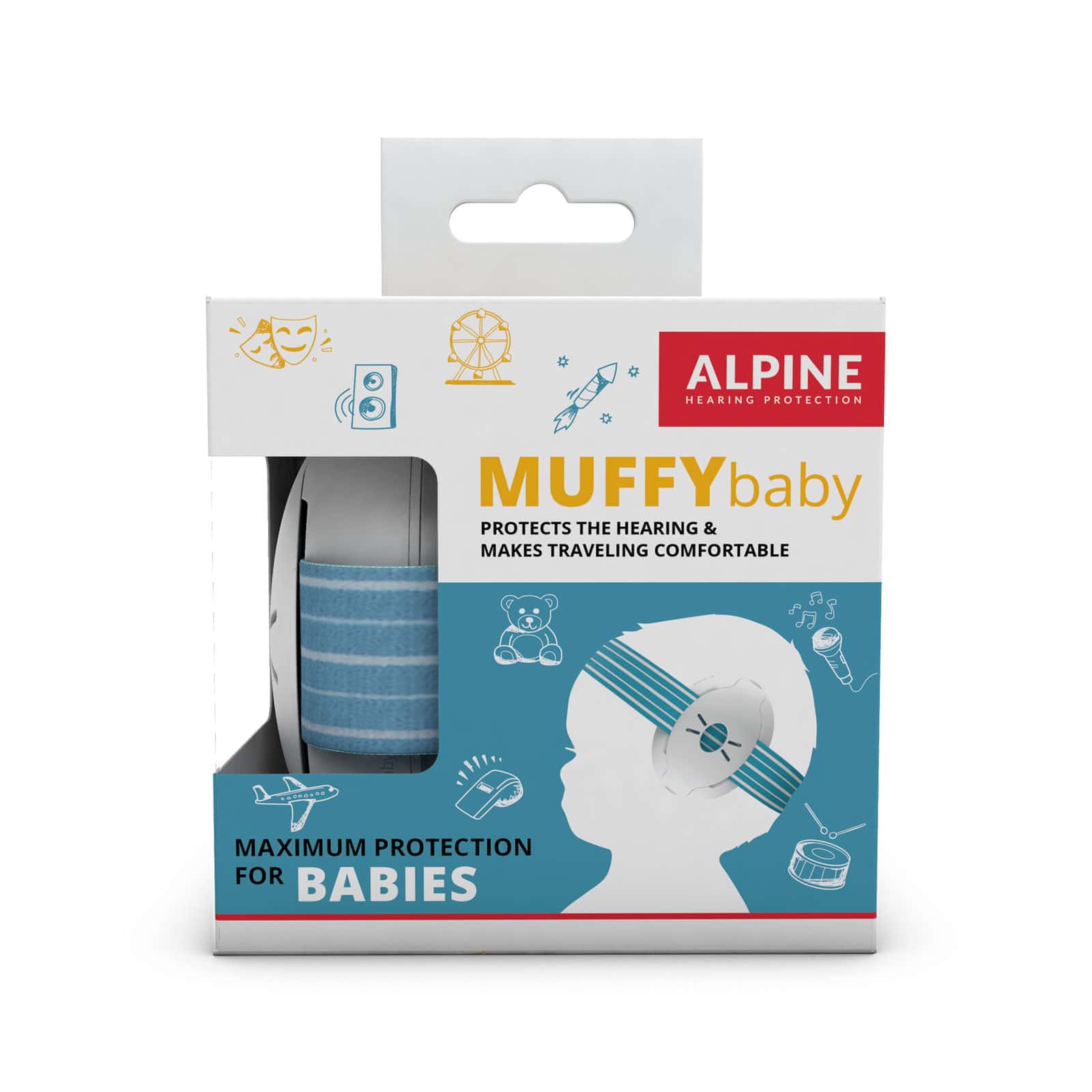 ALPINE MUFFY BABY - BLUE