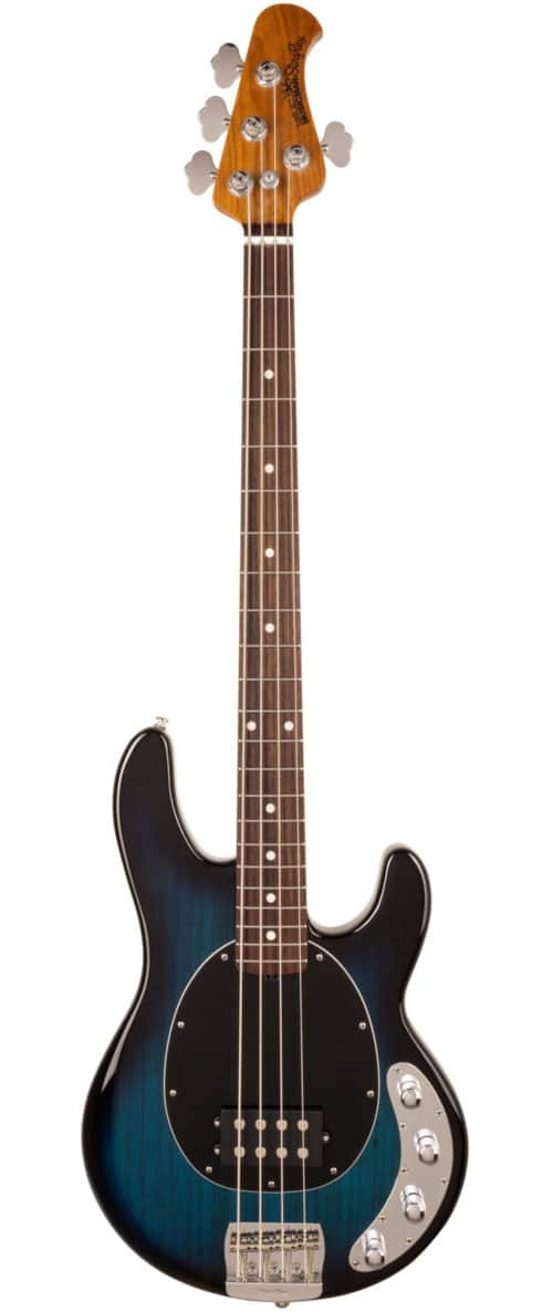 MUSIC MAN STINGRAY SPECIAL - PACIFIC BLUE BURST - ERABLE FLAMME/PALISSANDRE - PG NOIR - CHROME