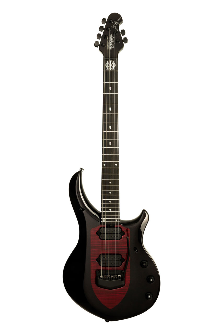 MUSIC MAN Majesty Dark Redsparkle W/Shield Ebony