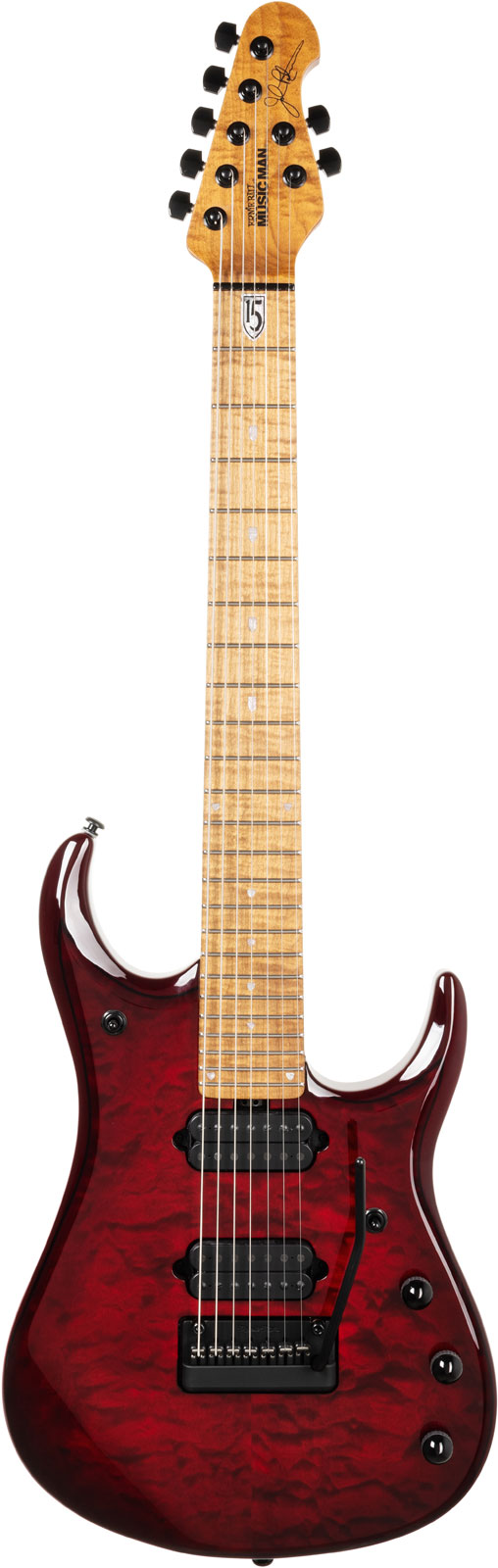 MUSIC MAN JP15 7 String - Red Tide Quilt