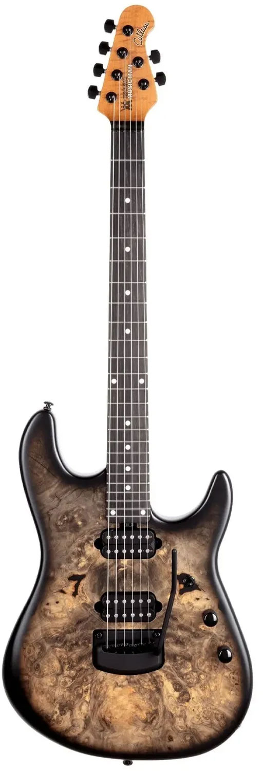 MUSIC MAN Cutlass Hh Trem 6 String Jason Richardson Burl Top/Ebony