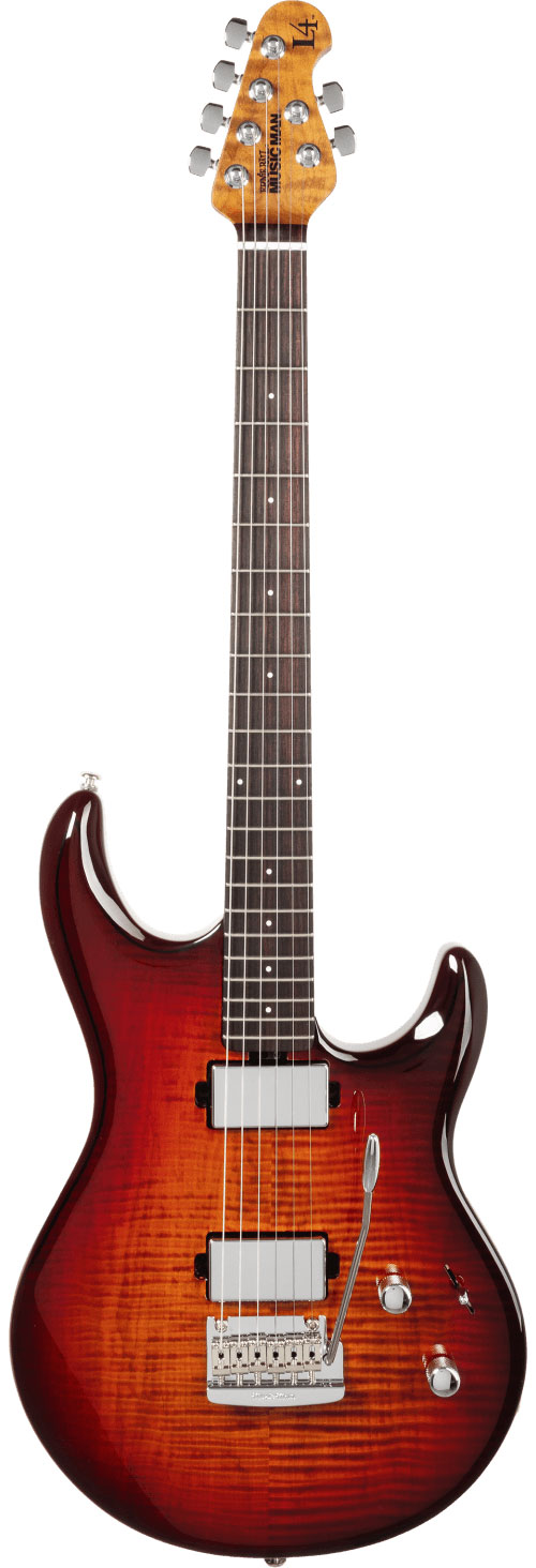 MUSIC MAN Luke 4 HH Maple Top Afterburn