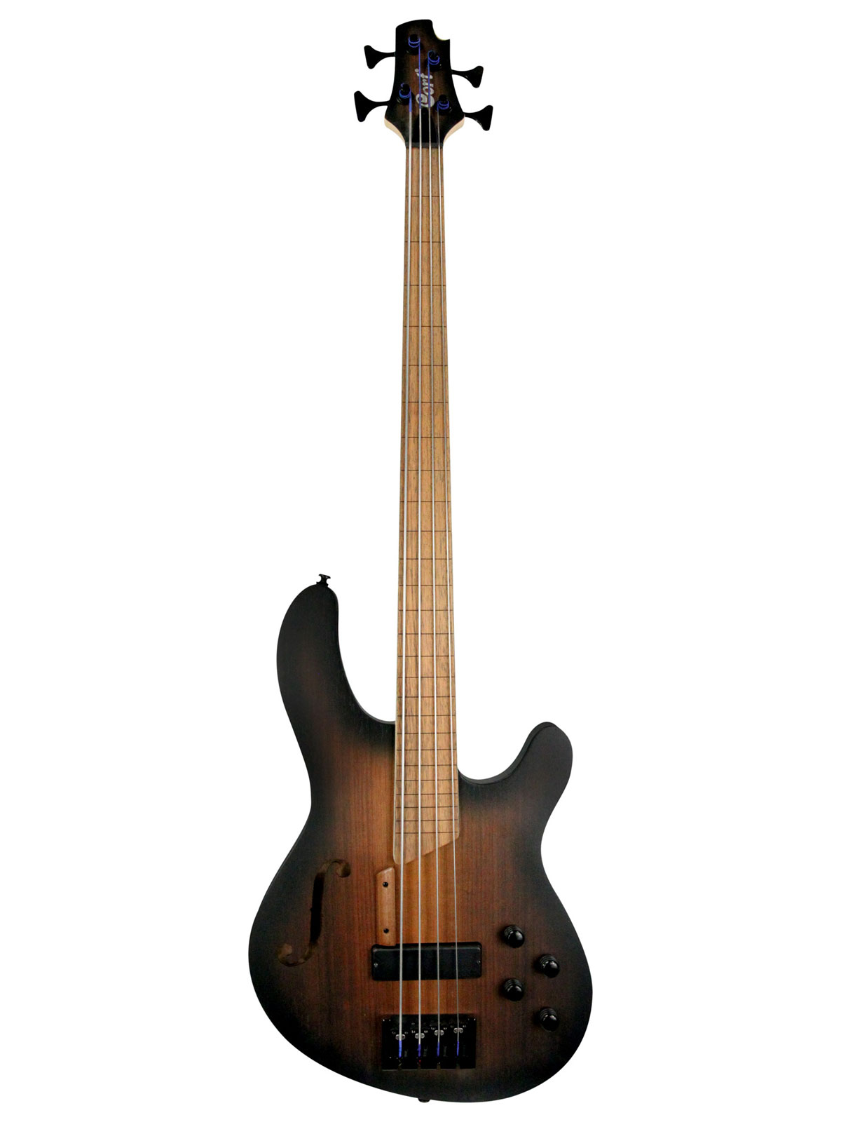 CORT B4Fl Piezzo Black Burst