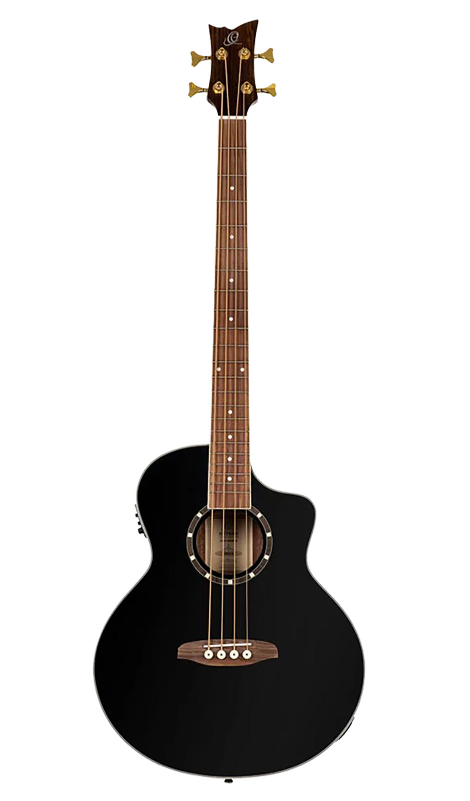 ORTEGA Deep Série 8, 4 strings CW EQ Black