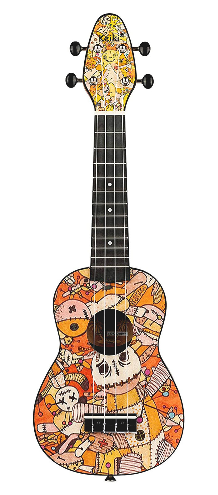 KEIKI BY ORTEGA Pack Ukulele Soprano Keiki Voodoo Puppet