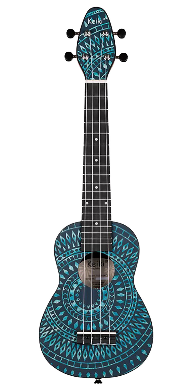 KEIKI BY ORTEGA Pack Ukulele Soprano Keiki Bleu