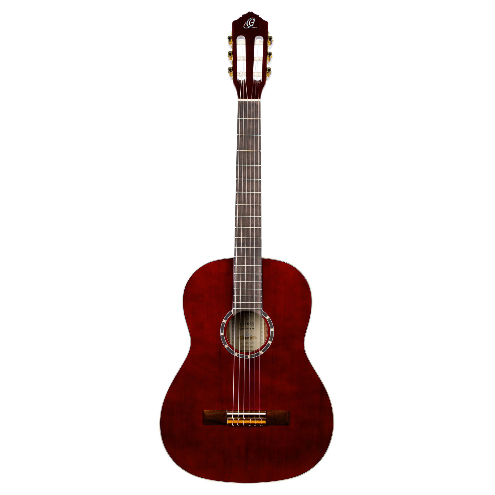 ORTEGA 4-4 R131 Solid Cedar Slim Neck Burgundy