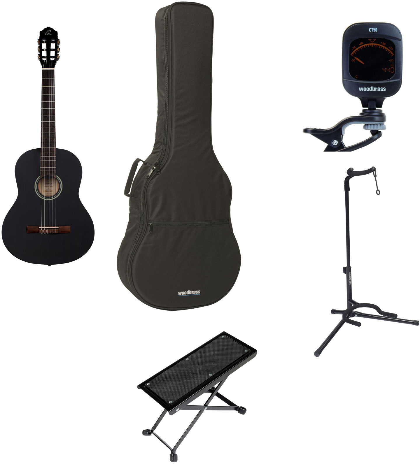 ORTEGA Pack Rst5M Black Satin + Complete