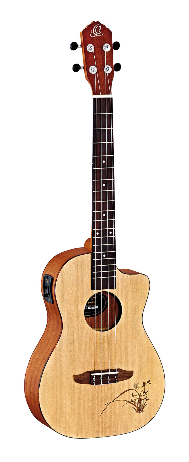ORTEGA Ukulele Baryton Epicea CW EQ