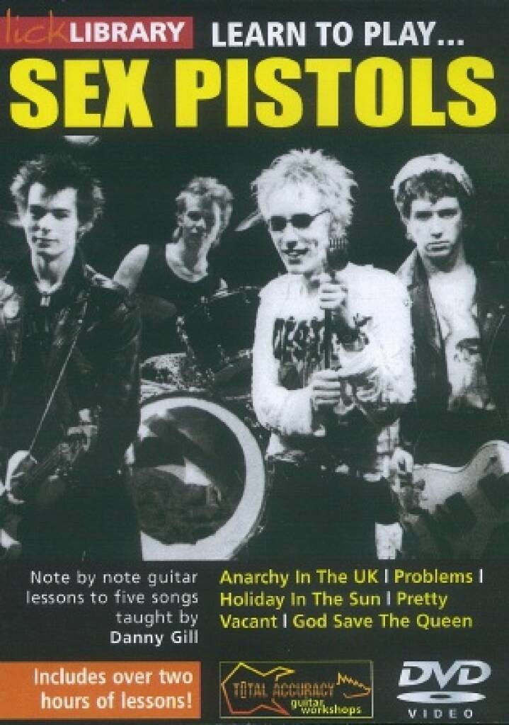 ROADROCK INTERNATIONAL Methode DVD Lick Library Learn To Play The Sex Pistols