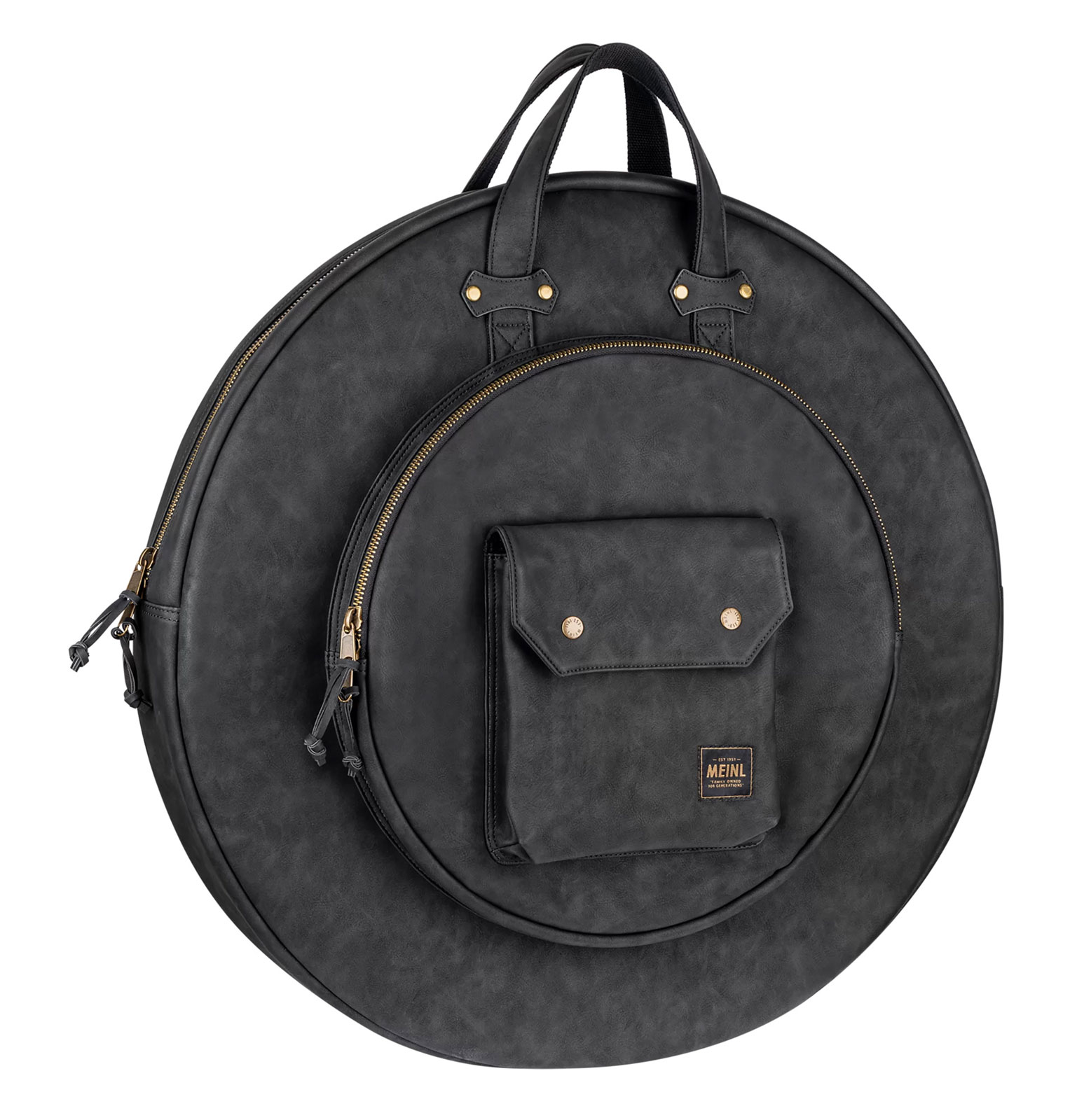 MEINL CYMBAL BAG 22 LEATHERLIKE BLACK