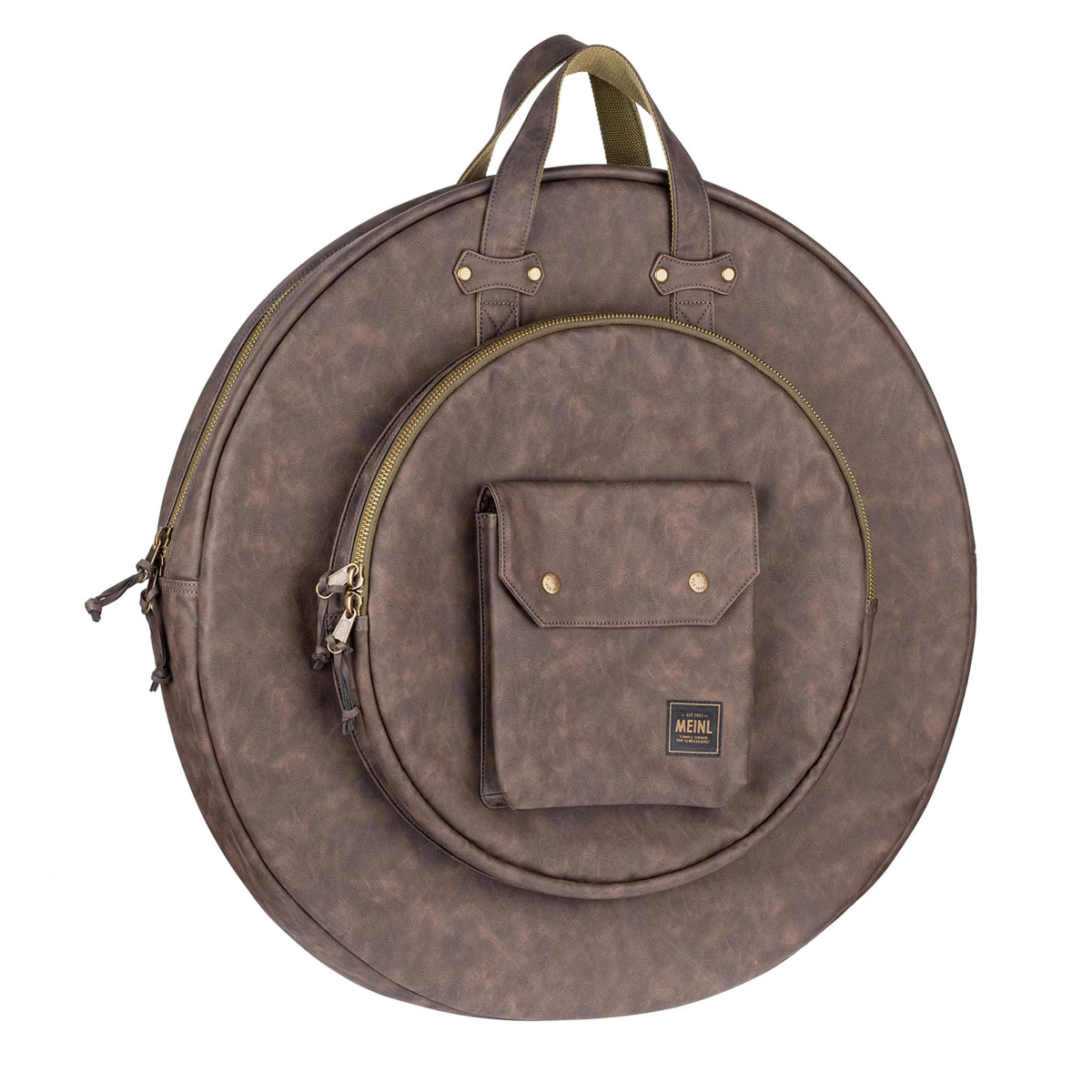 MEINL Housse Cymbales 22 Simili Cuir Brun