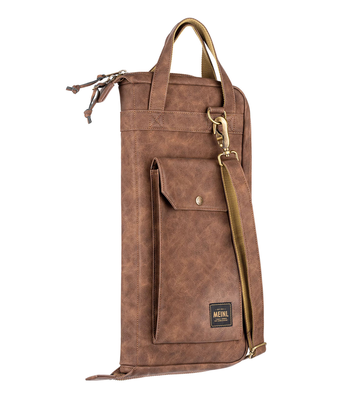 MEINL DRUMSTICKS BAG LEATHERLIKE BEIGE