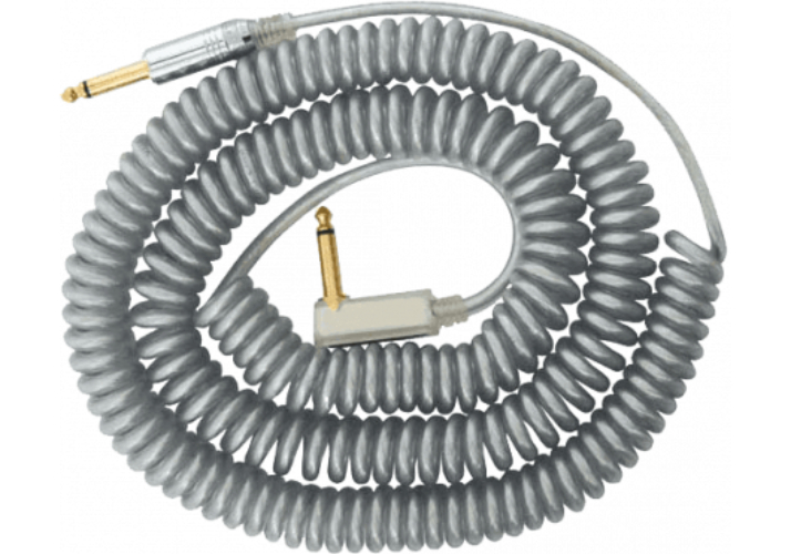 VOX VCC90 COILED JACK CABLE 9M GREY