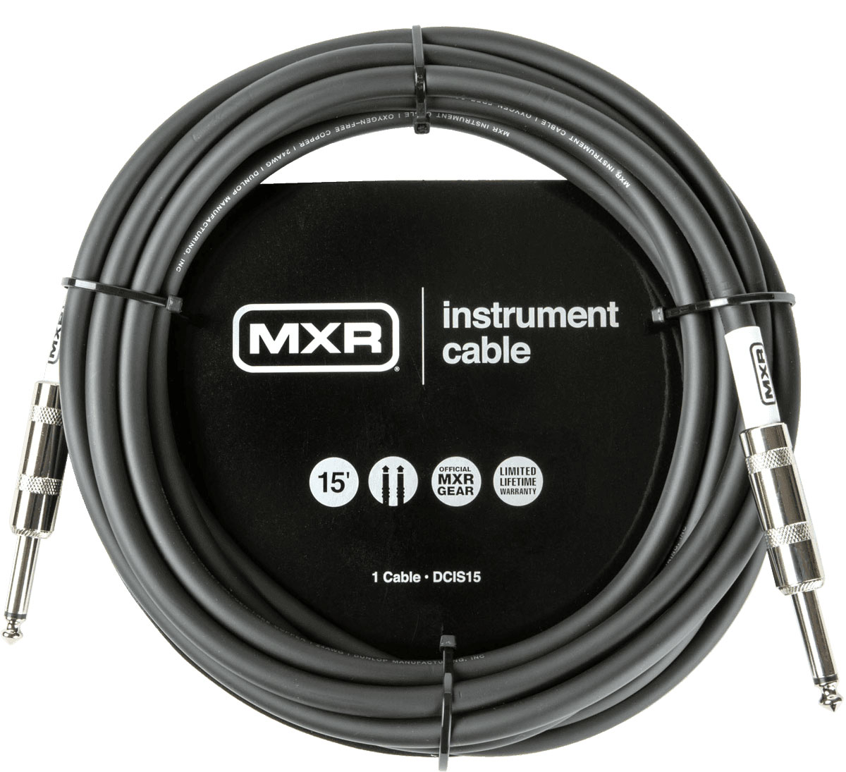 MXR CABLES Cables Câble Jack Jack Droit 4,5 M