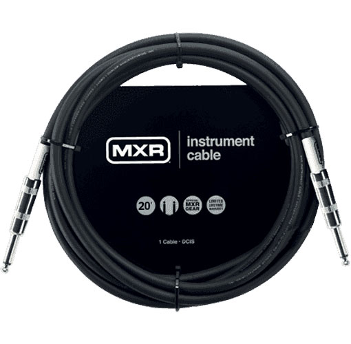 MXR CABLES STANDARD INSTRUMENT CABLES JACK/JACK 6M