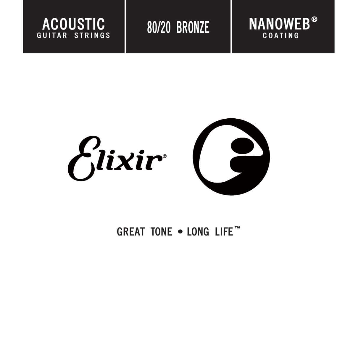 ELIXIR 15130 NANOWEB ACOUSTIQUE - CORDE L'UNITE 30