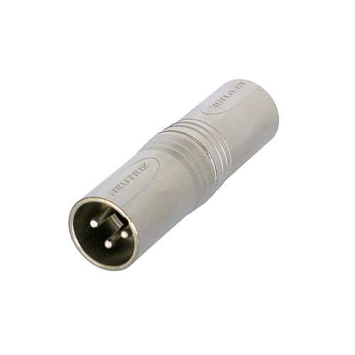 NEUTRIK NA3MM - ADAPTATEUR XLR 3 MALE / XLR 3 MALE