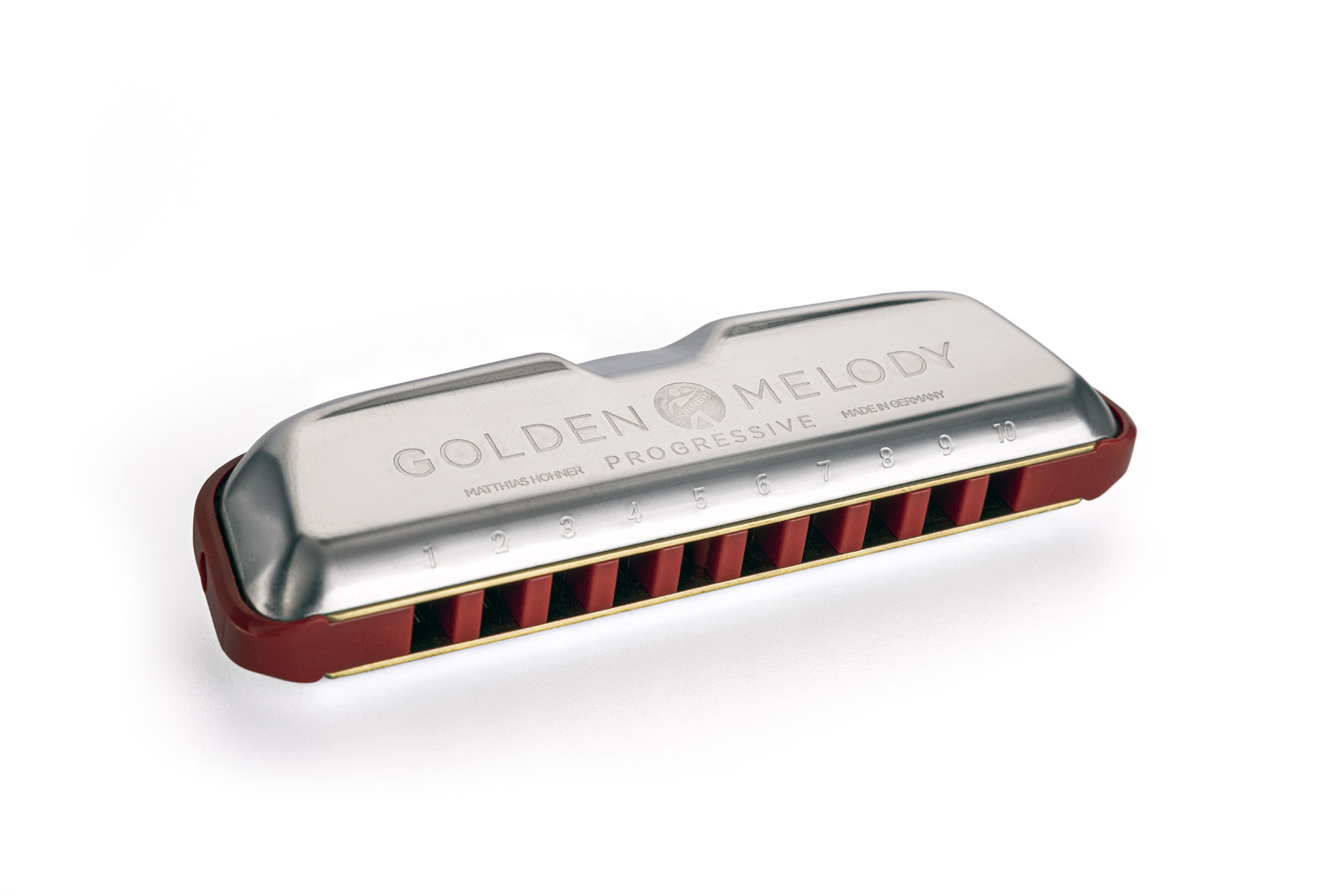 HOHNER GOLDEN MELODY BB/SIB - 10 HOLES