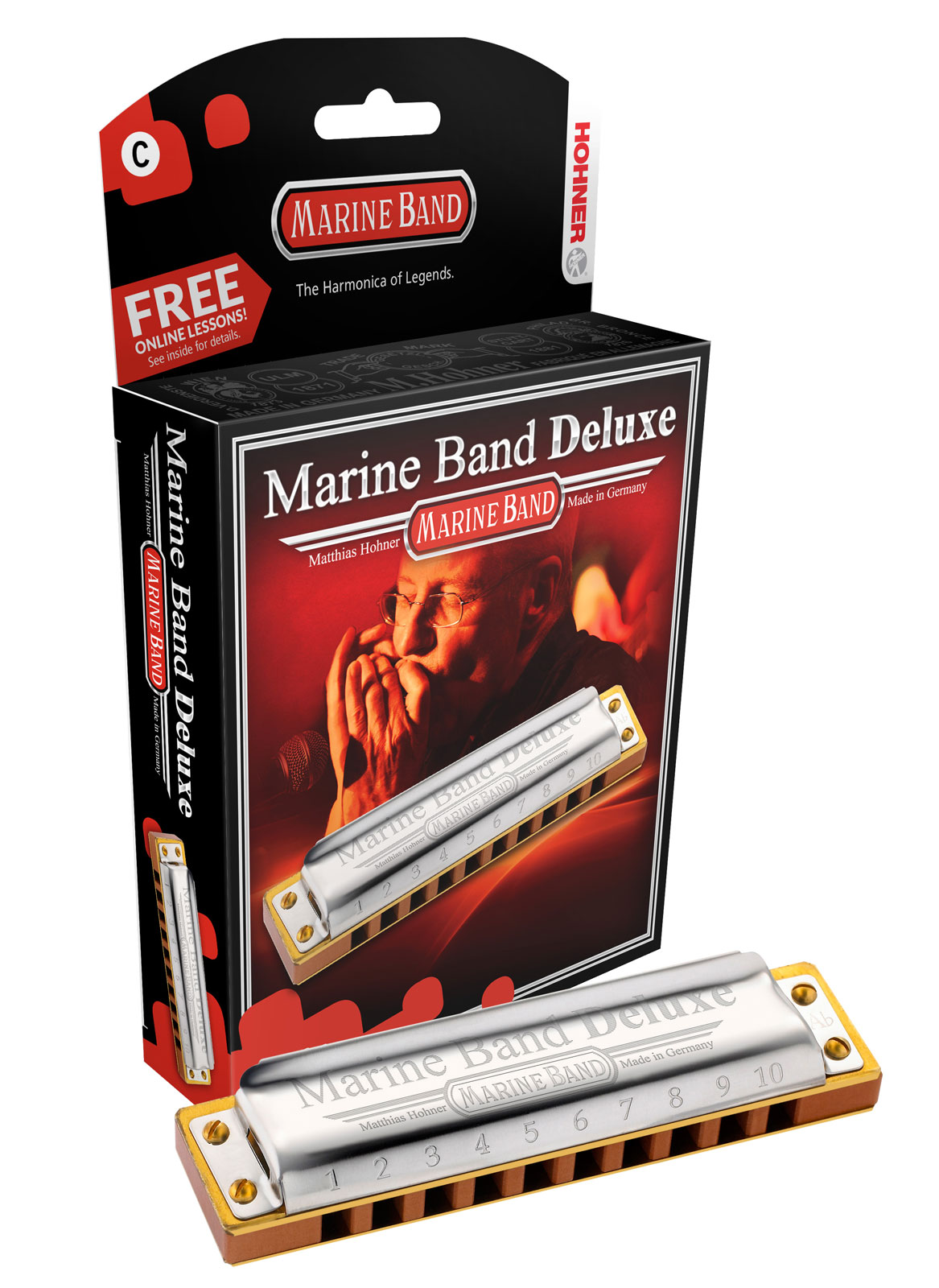MARINE BAND DELUXE DB/REB - 10 TROUS 
