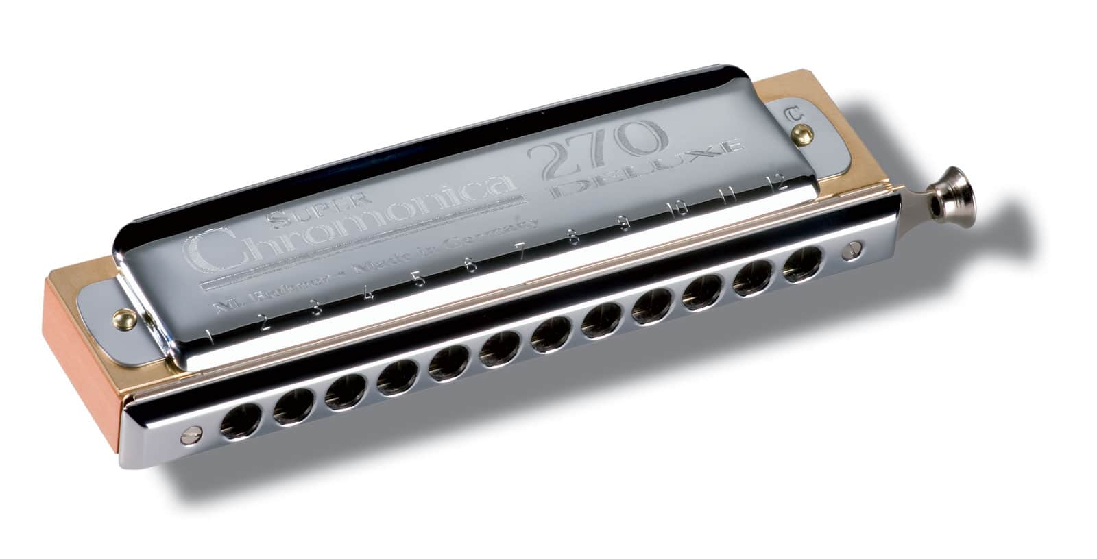 HOHNER CHROMONICA DELUXE C/DO - 12 TROUS