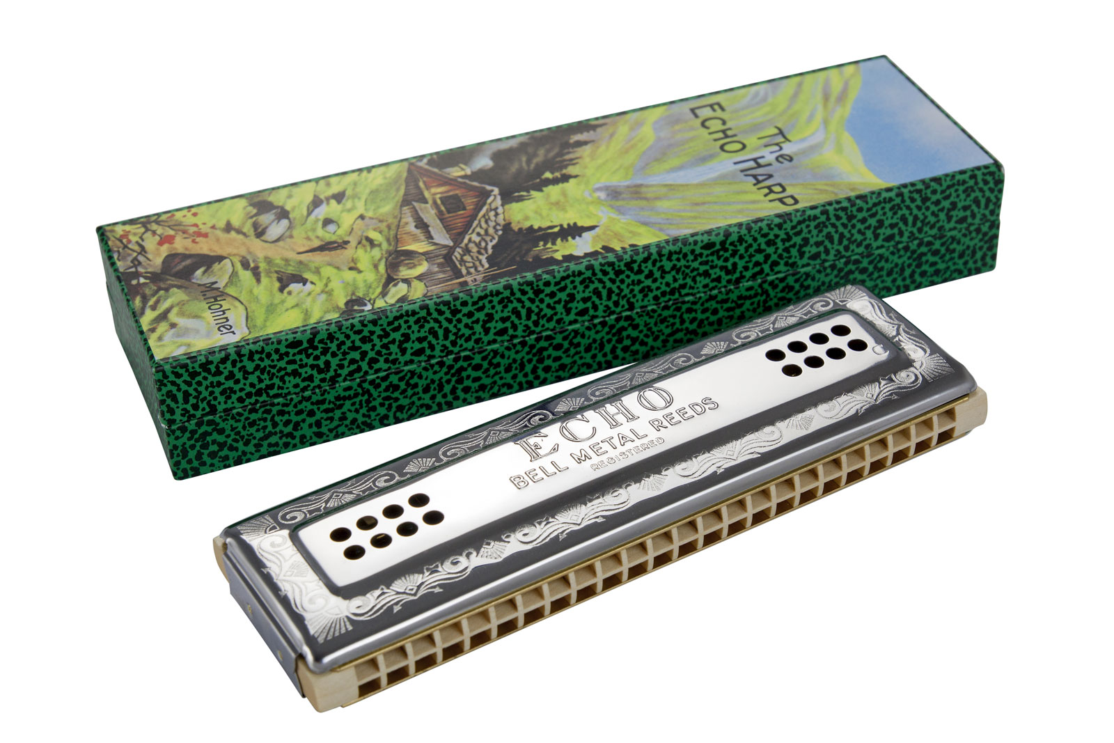 HOHNER Echo Tremolo Double Droit C/do et G/sol - 2X48 Trous