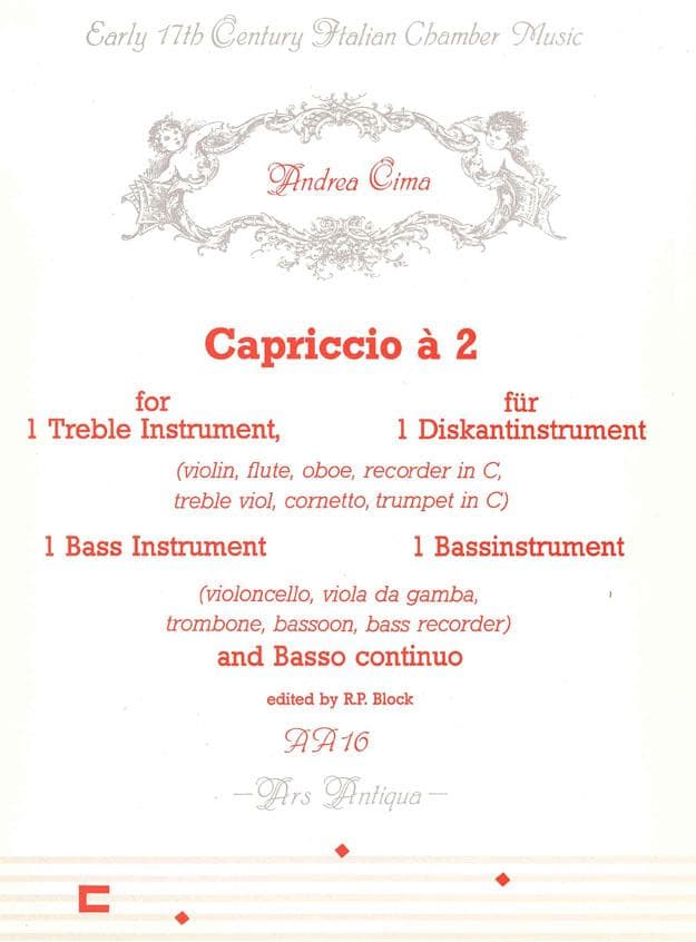 NOVA MUSIC CIMA ANDREA - CAPRICCIO A 2