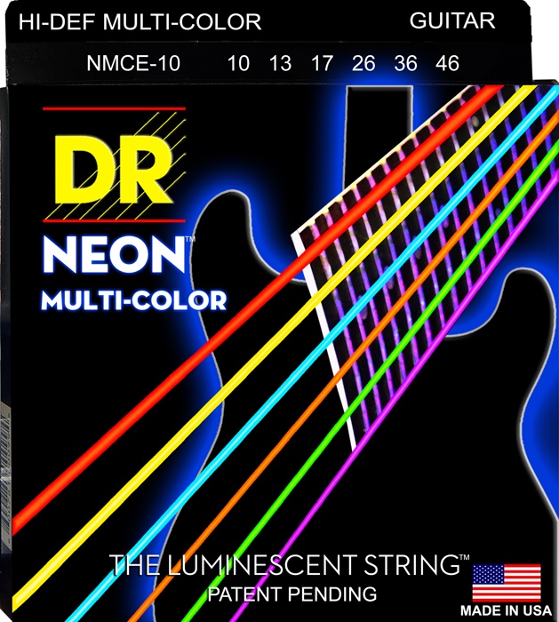 DR STRINGS NMCE-10 Neon Multi-Color 10-46