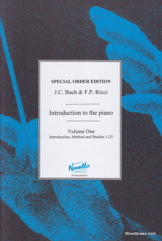 NOVELLO BACH J.S./RICCI F.P. - INTRODUCTION TO THE PIANO VOL 1, STUDIES 1-25 NOVELLO