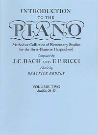 NOVELLO BACH J.S./RICCI F.P. - INTRODUCTION TO THE PIANO VOL 2, STUDIES 26-52