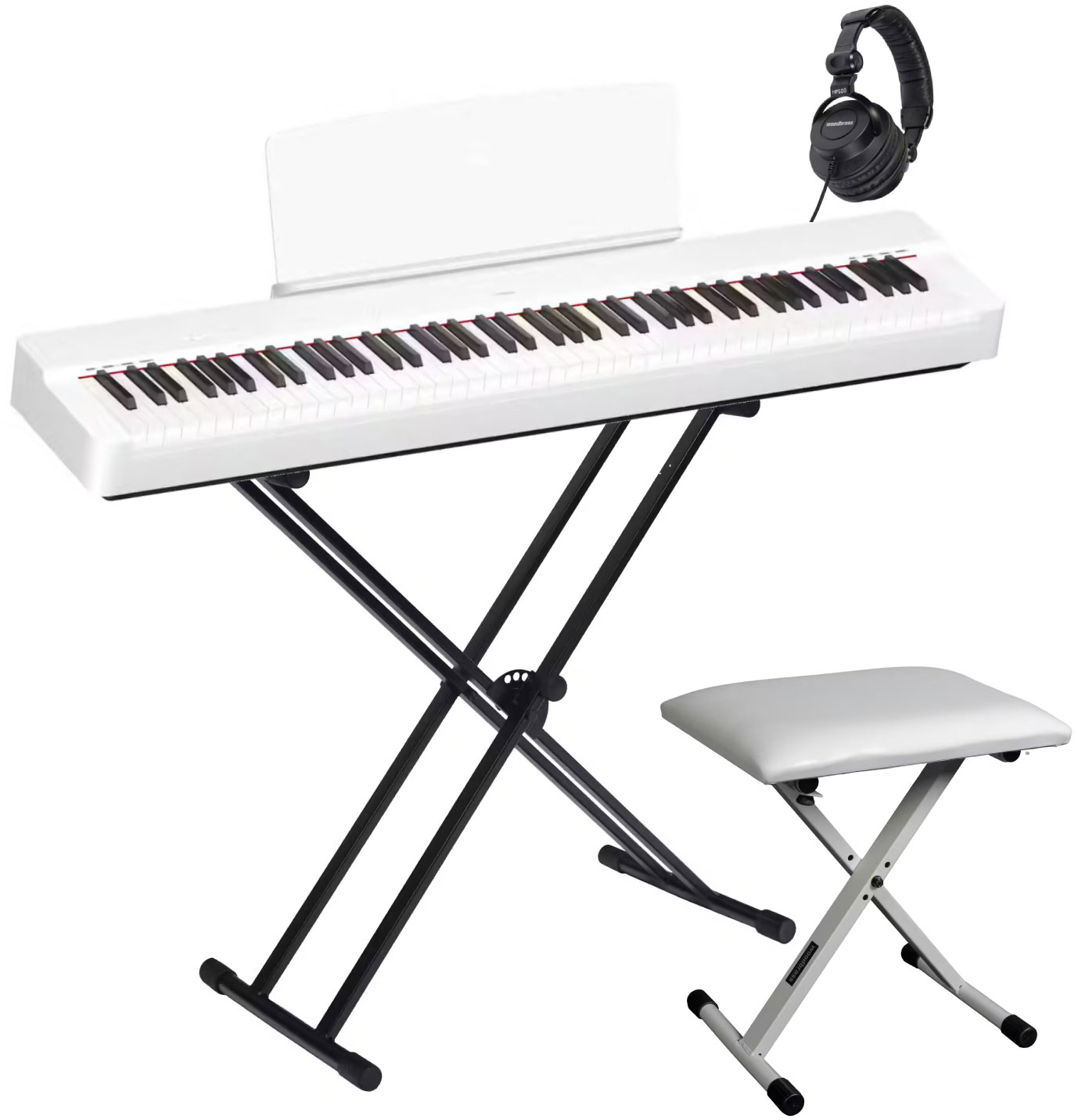 YAMAHA P-225 Blanc Pack Complet