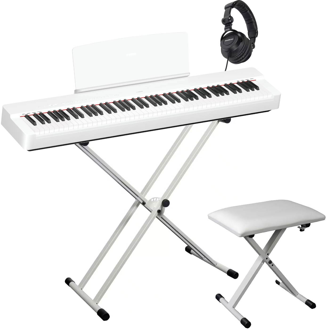 YAMAHA P-225 Blanc Pack Complet