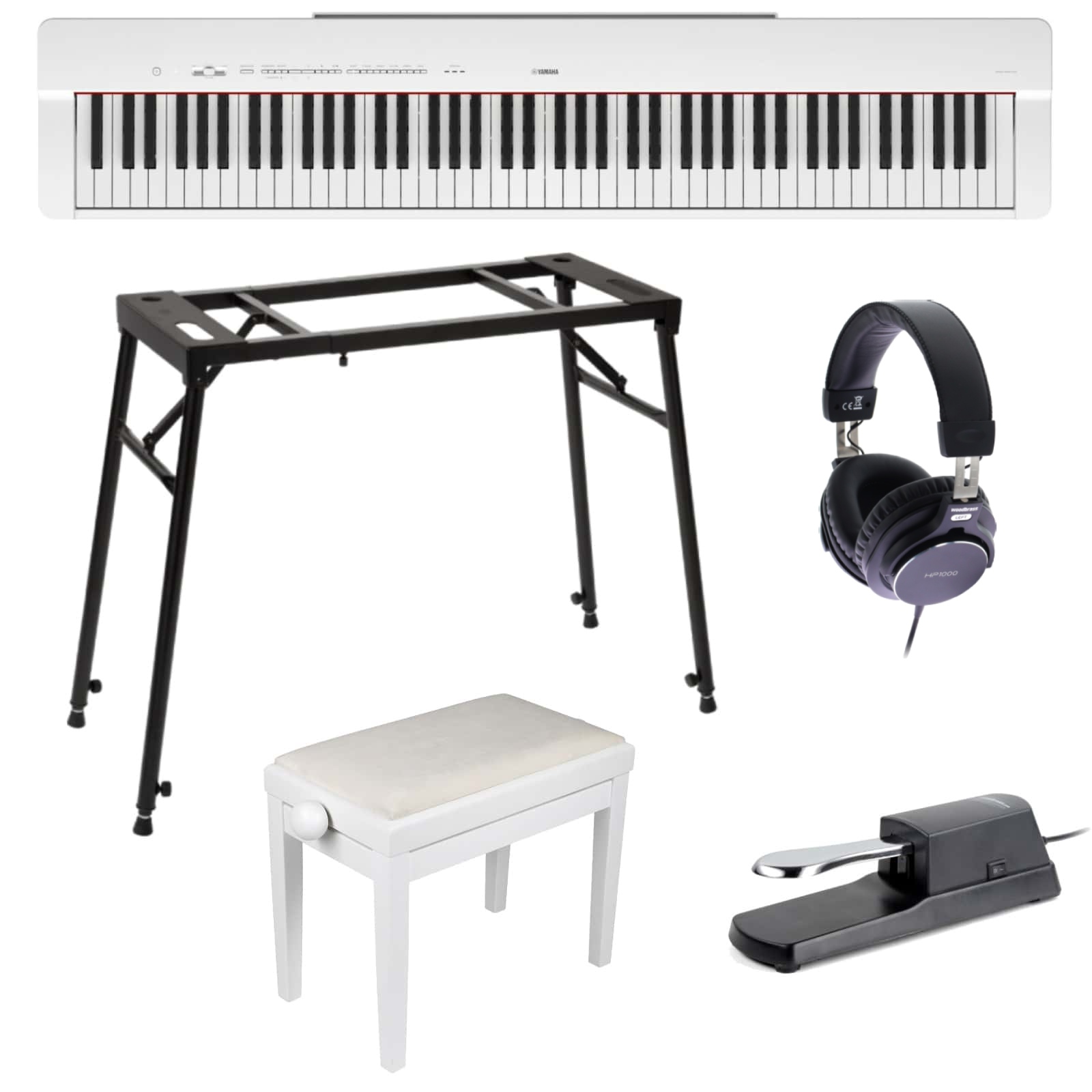 YAMAHA P-225 WHITE COMFORT PACK