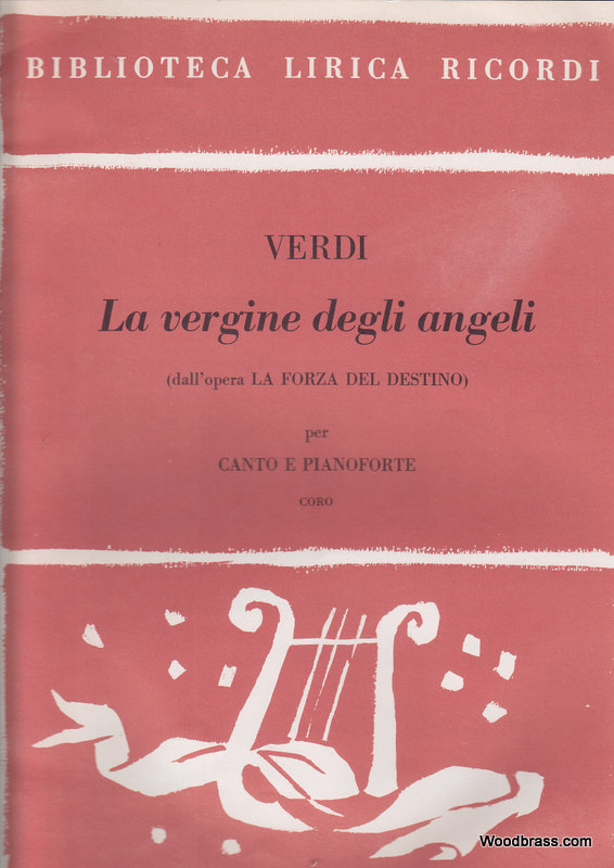 RICORDI VERDI G. - VERGINE DEGLI ANGELI - CHOEUR