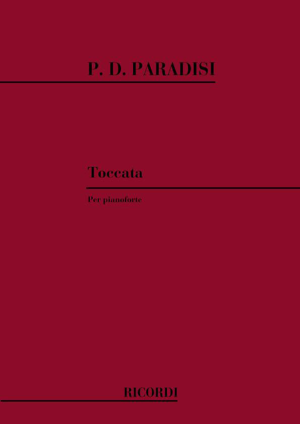RICORDI PARADISI P.D. - TOCCATA - PIANO