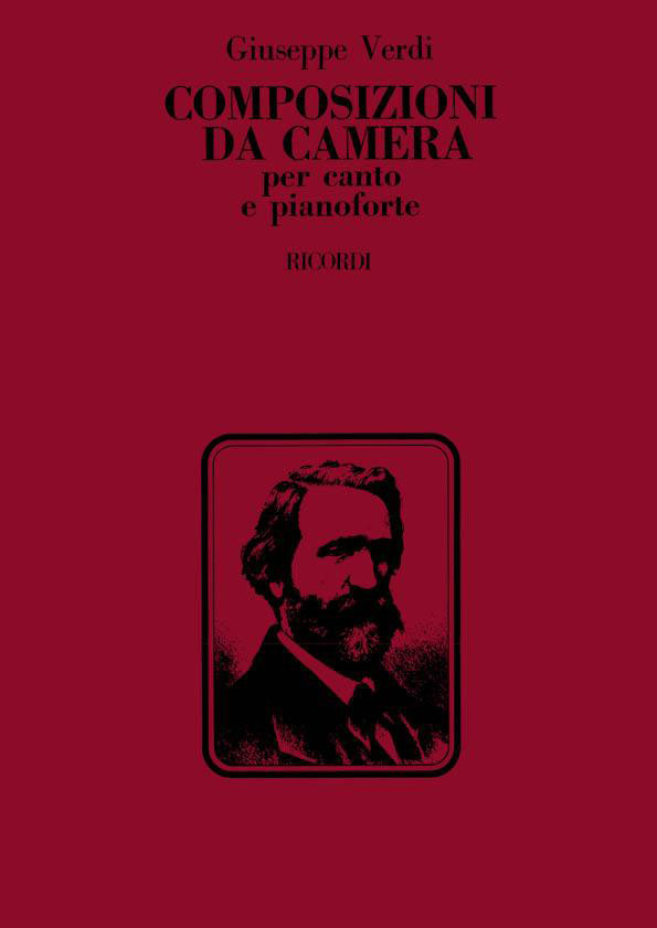 RICORDI VERDI G. - COMPOSIZIONI DA CAMERA - CHANT ET PIANO