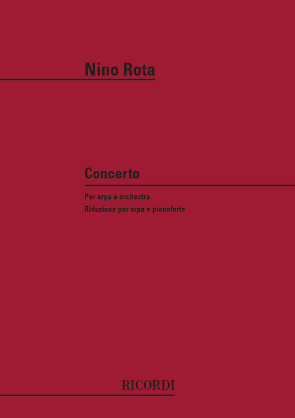 RICORDI ROTA N. - CONCERTO - HARPE ET ORCHESTRE