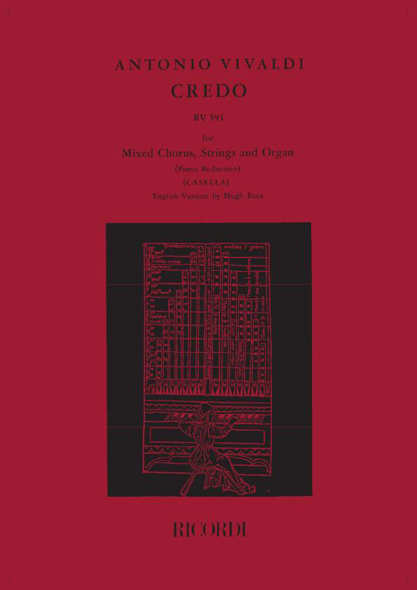 RICORDI VIVALDI A. - CREDO RV 591 - CHOEUR
