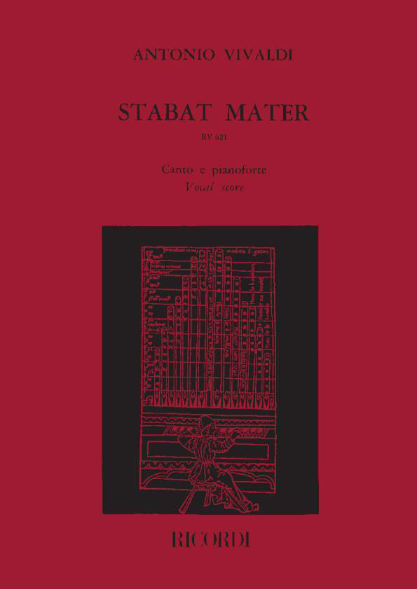 RICORDI VIVALDI A. - STABAT MATER RV 621 - CHANT ET PIANO