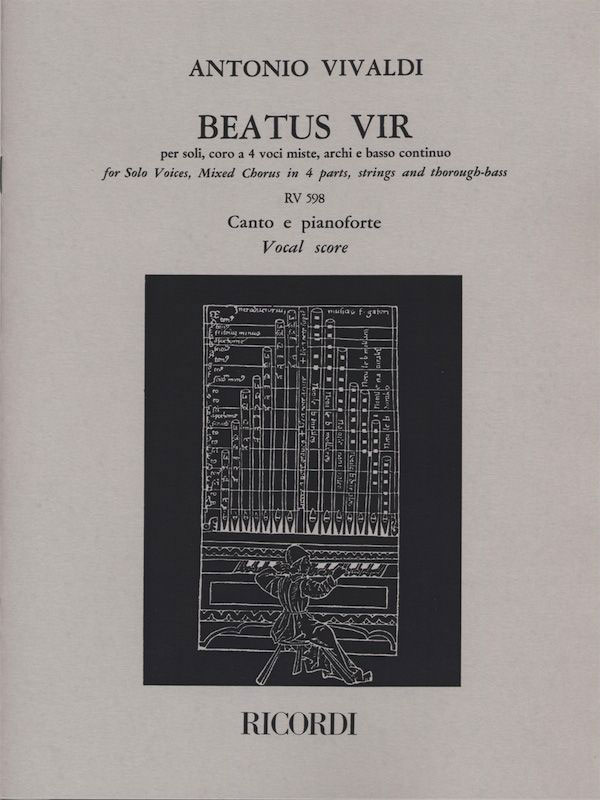 RICORDI VIVALDI A. - BEATUS VIR. SALMO 111, RV 598