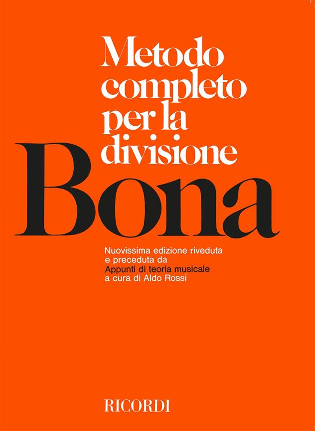 RICORDI BONA PASQUALE - METODO COMPLETO PER LA DIVISIONE
