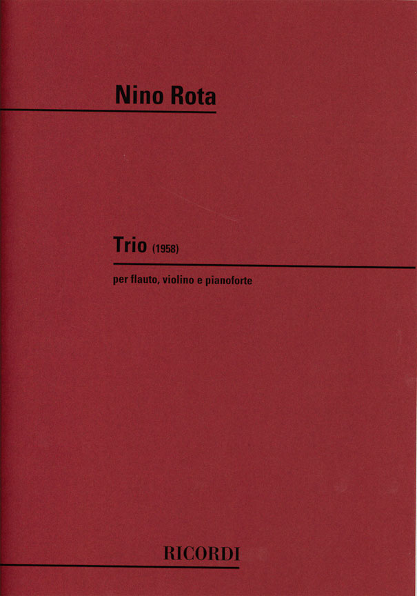 RICORDI ROTA N. - TRIO - FLUTE, VIOLON ET PIANO